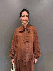 Camicia paillettes C10198 MO CRISTINA GAVIOLI 