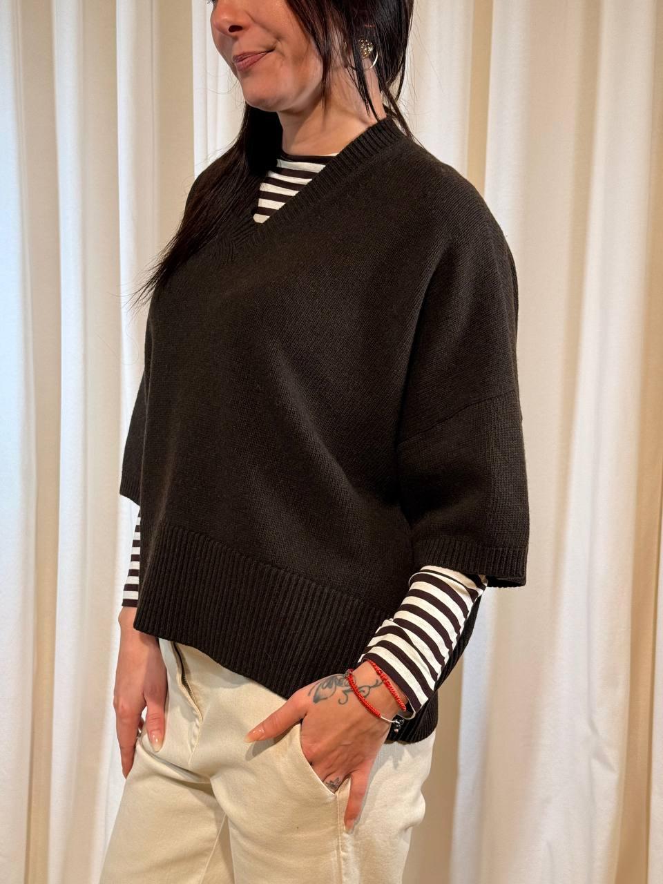 Maglia oversize scollo a V GOLETTA 007 MARELLA SPORT 