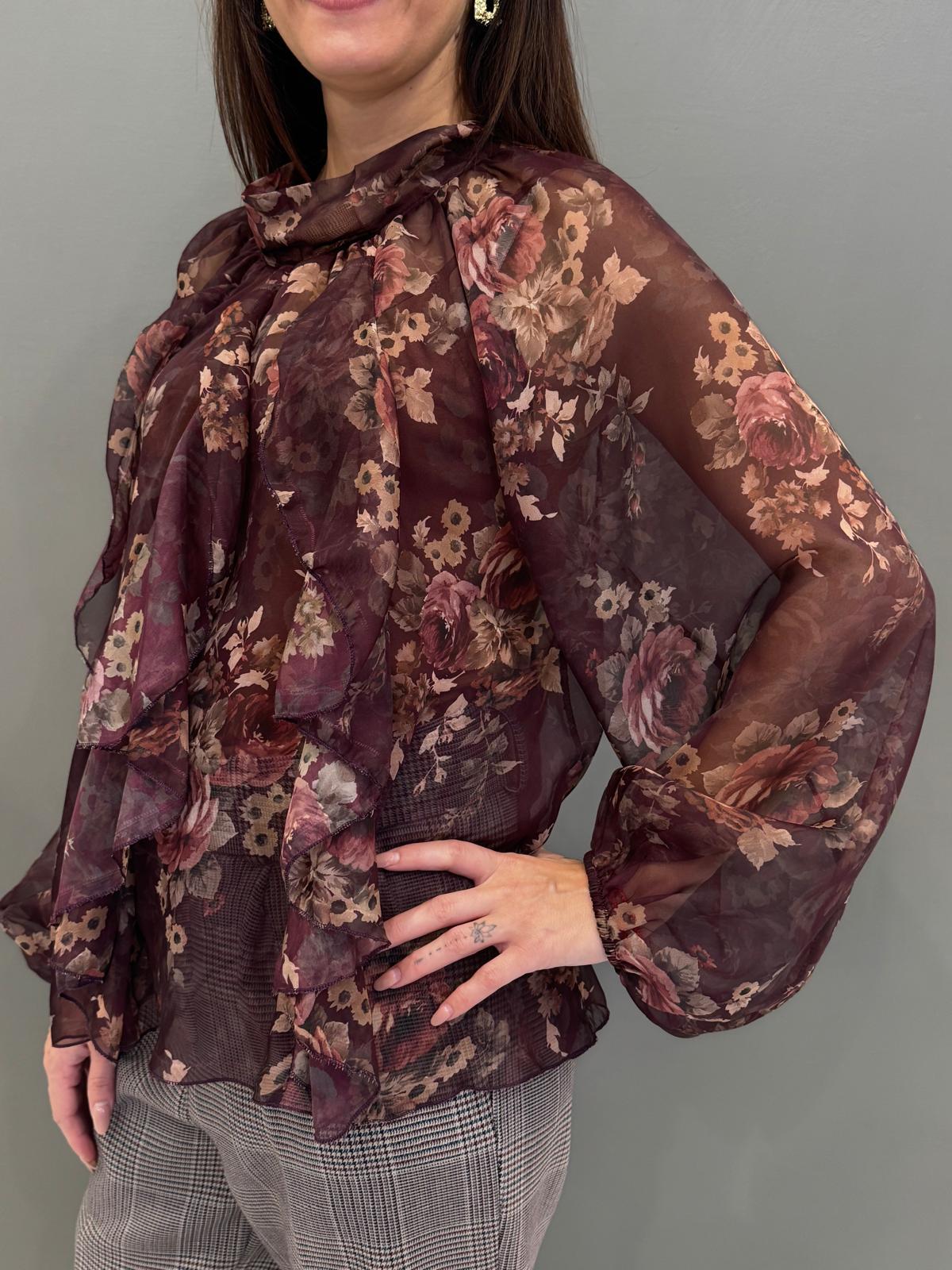 Blusa fantasia floreale L5327FS BO REBECCA 