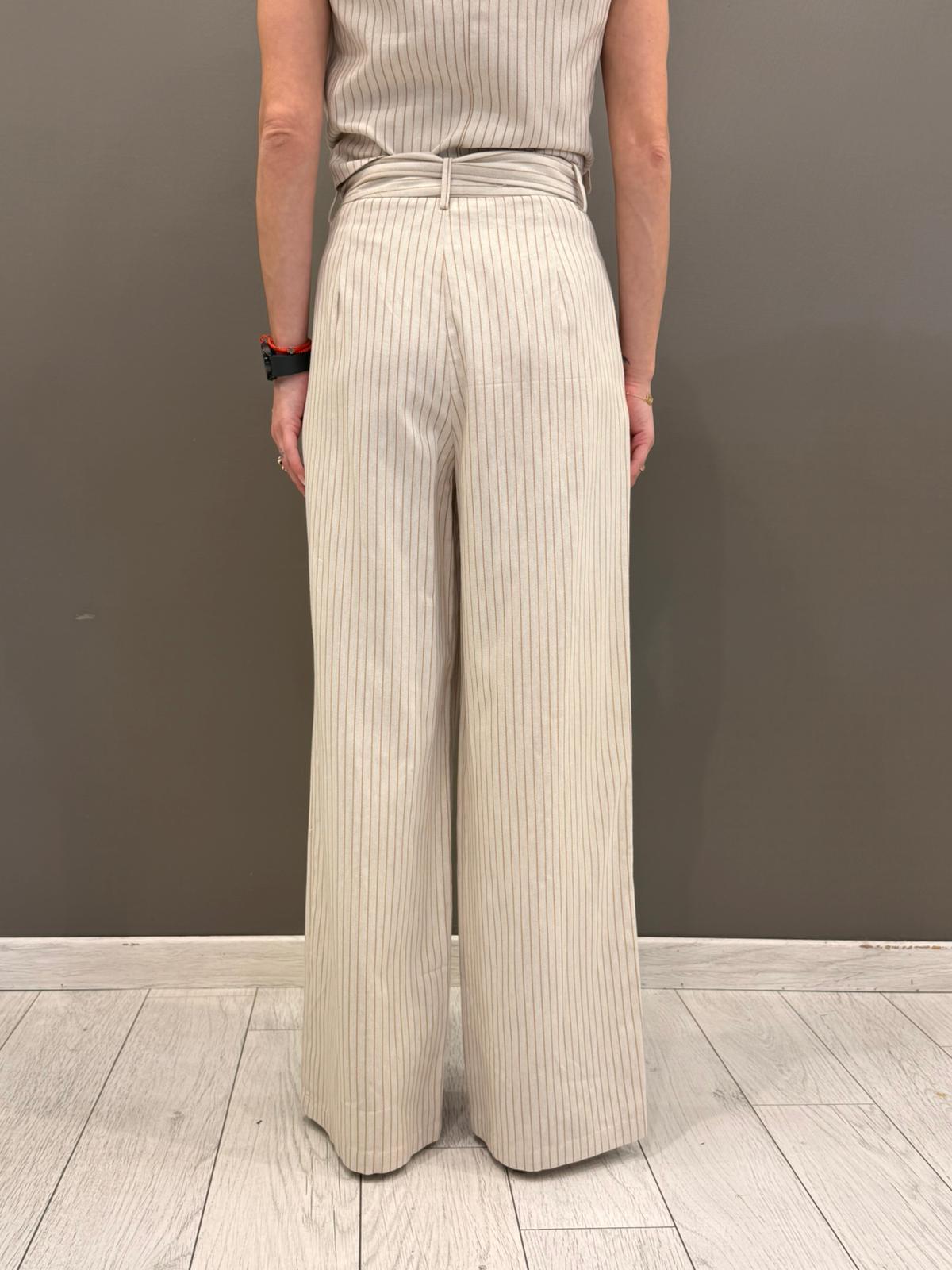 Pantalone palazzo gessato 23612 SANO REALI 