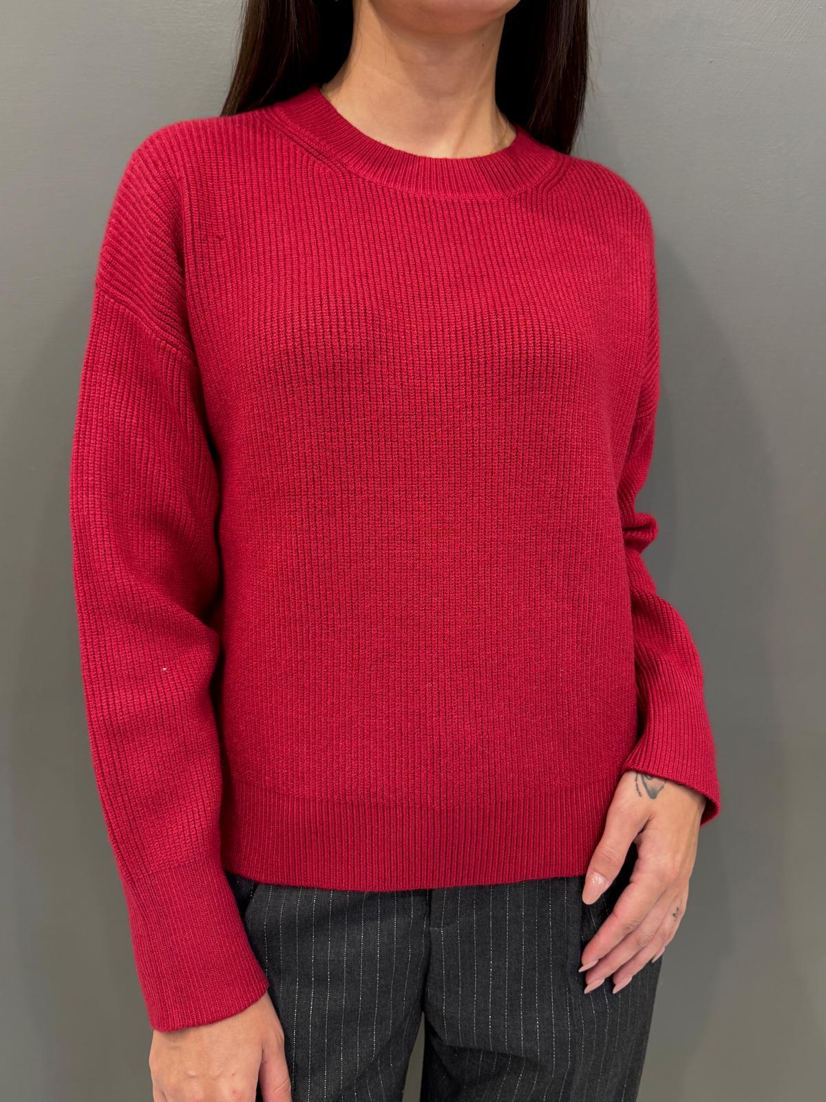 Maglia girocollo maglia inglese 20120 BL CRISTINA GAVIOLI 