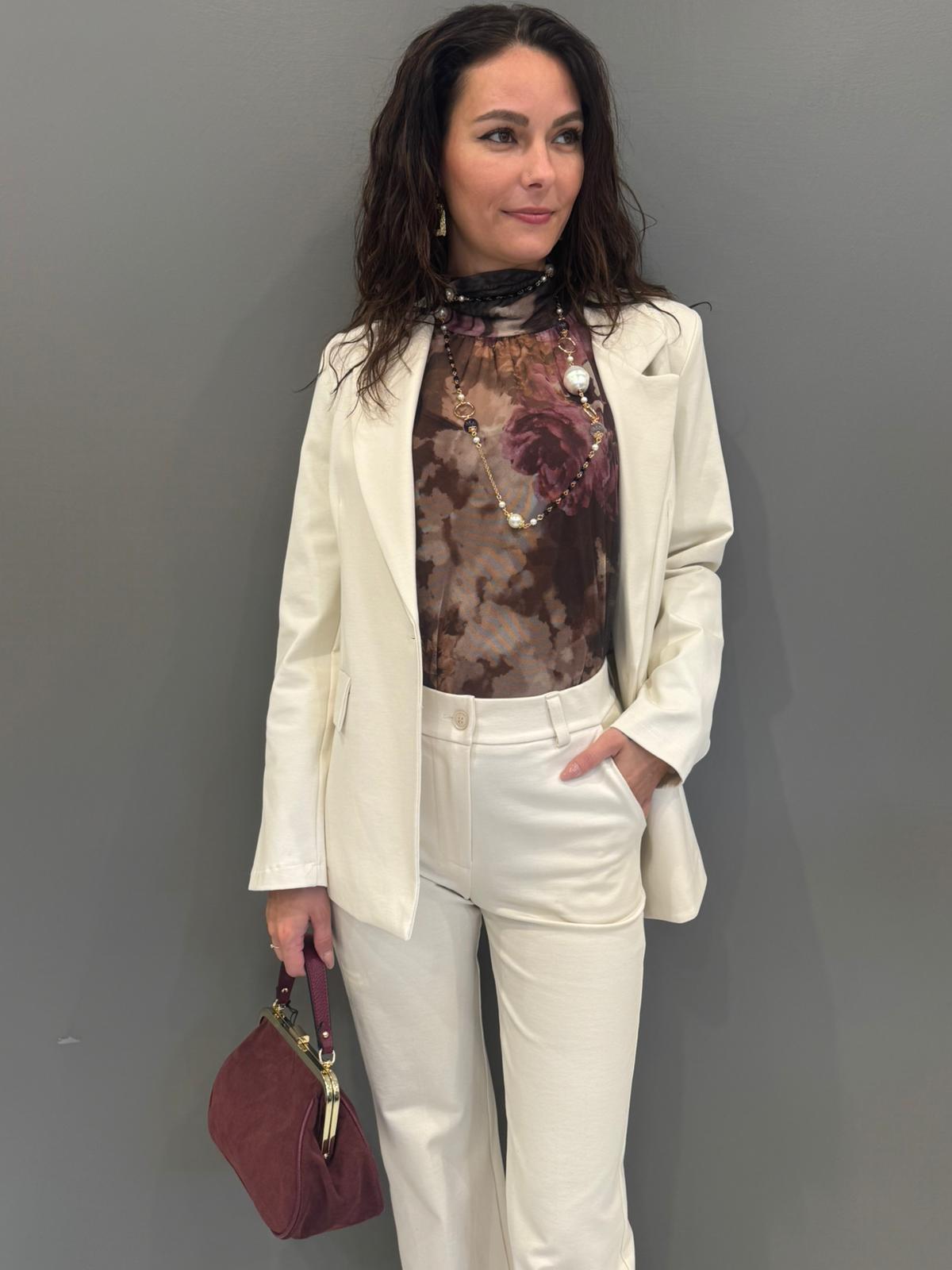 Giacca jersey un bottone CG25-31 BU REALI 